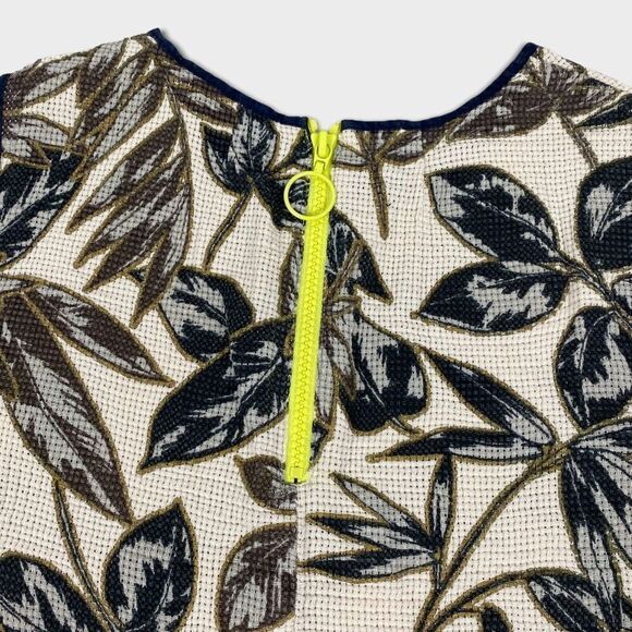 J. Crew Basketweave Cotton Top size 2 - Picture 5 of 8